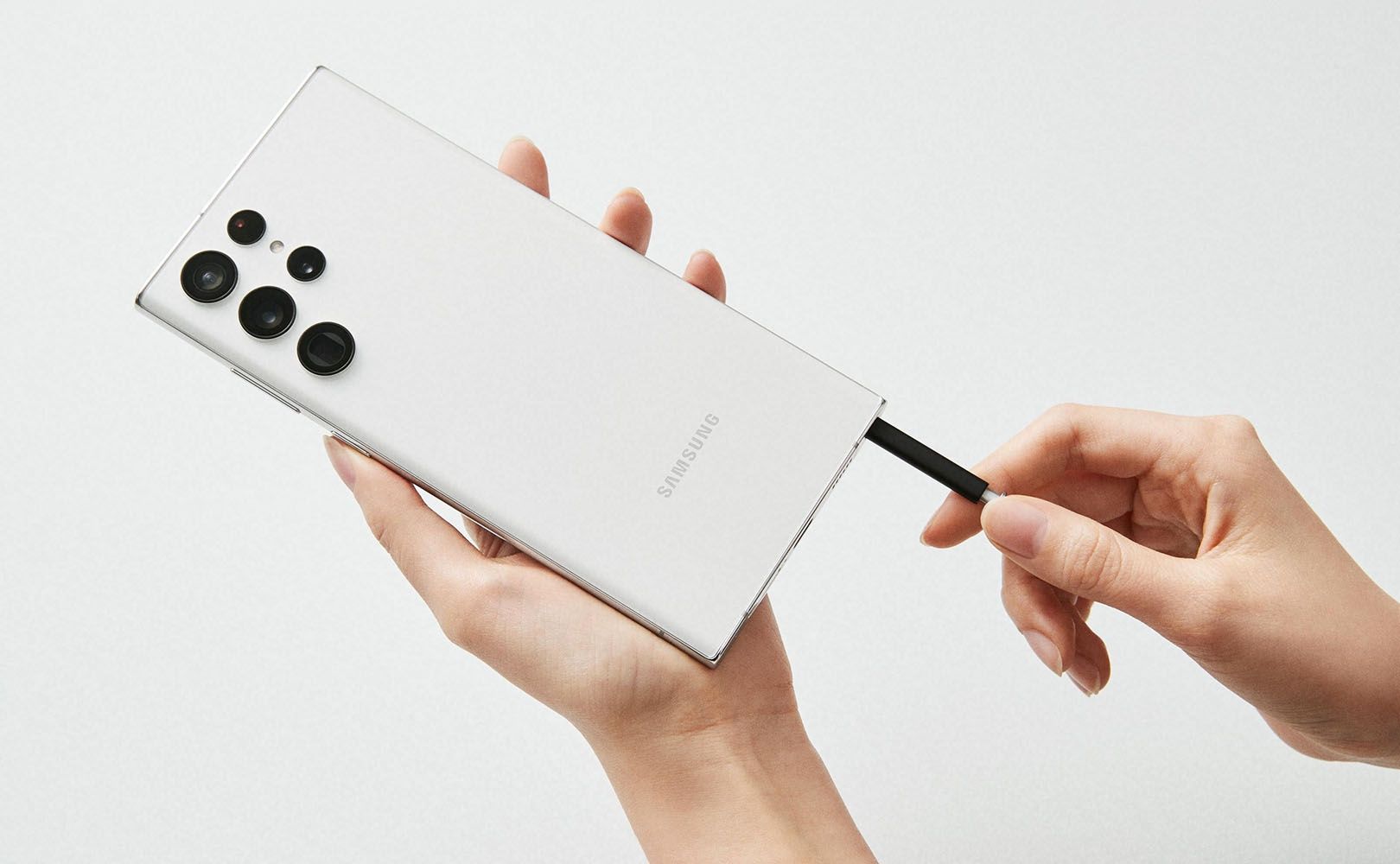 Galaxy S22 Ultra biały