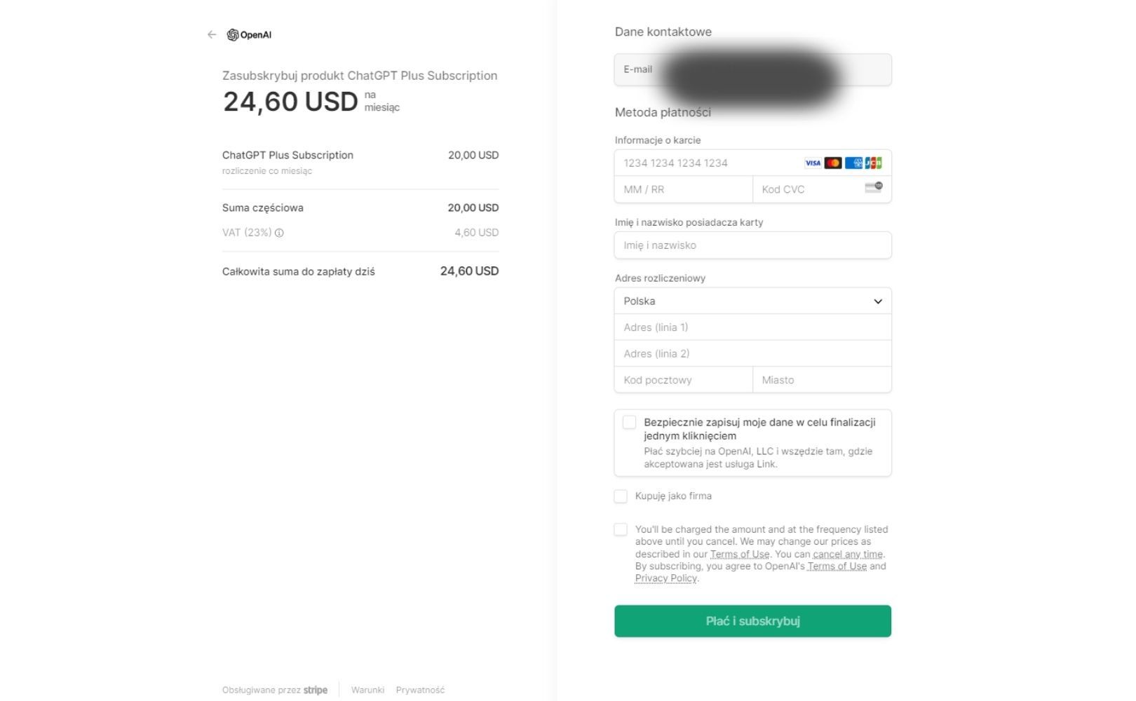 Ile kosztuje Chat GPT 4