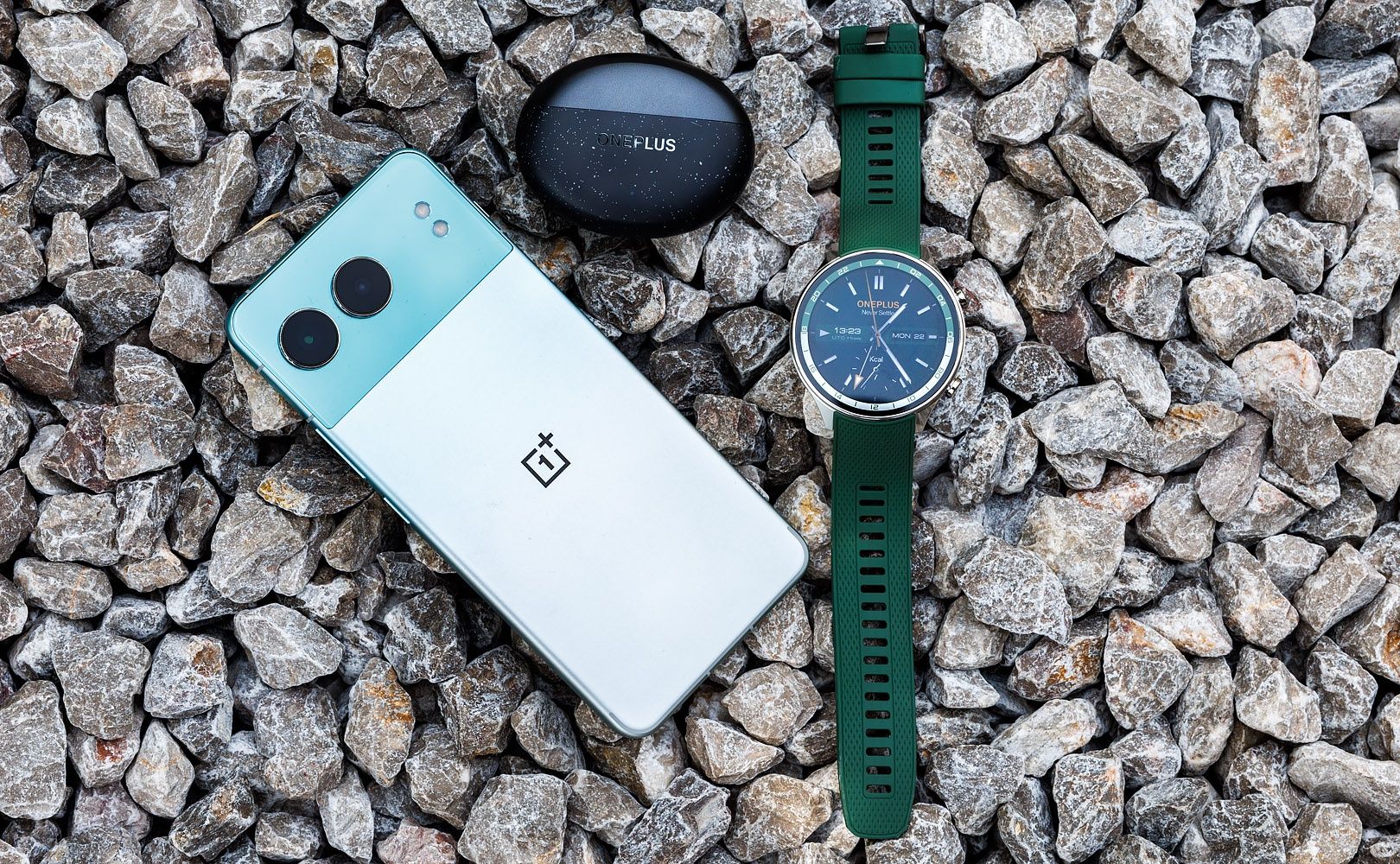 OnePlus zegarek, telefon, słuchawki