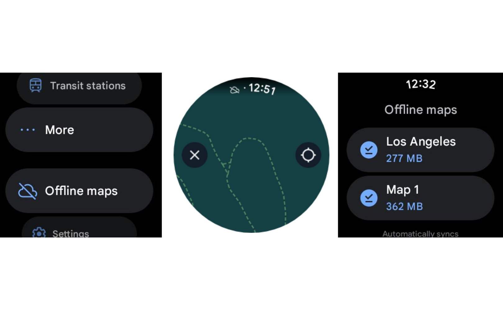 Mapy Offline w smartwatchach z Wear OS