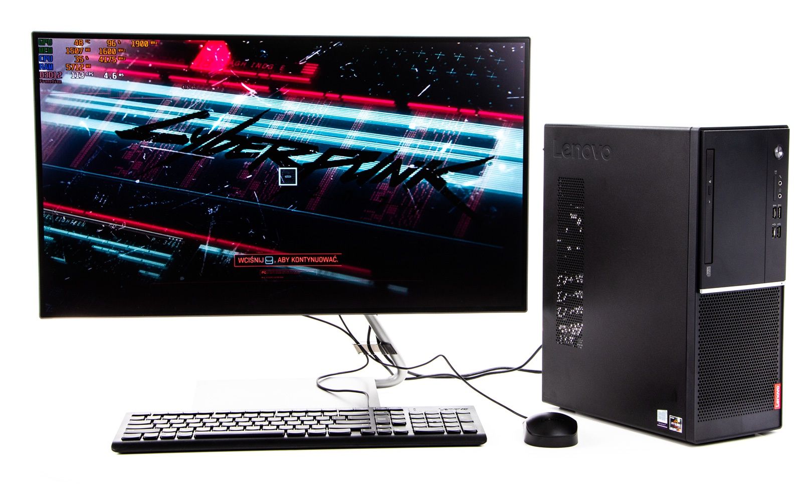 Lenovo Q27H-10 - w zestawie z komputerm Lenovo V55T