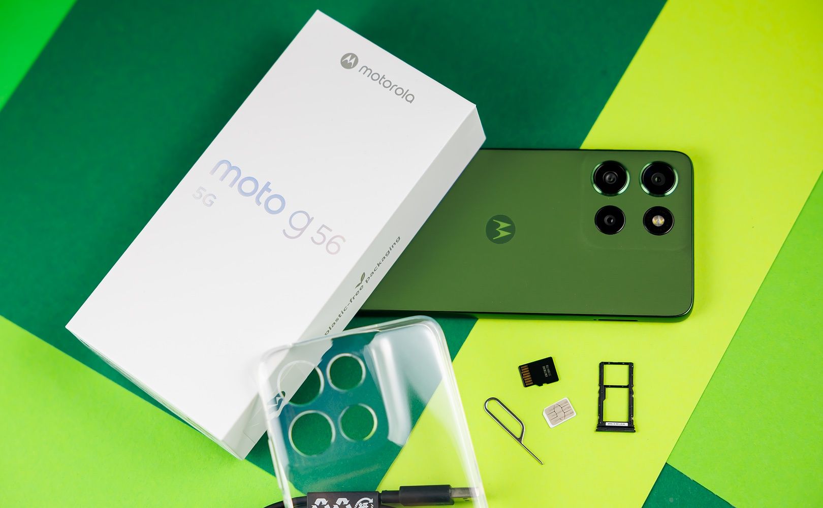 Moto G56 zawartość pudełka