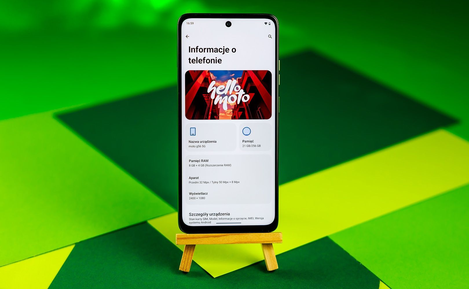Moto G56 specyfikacja