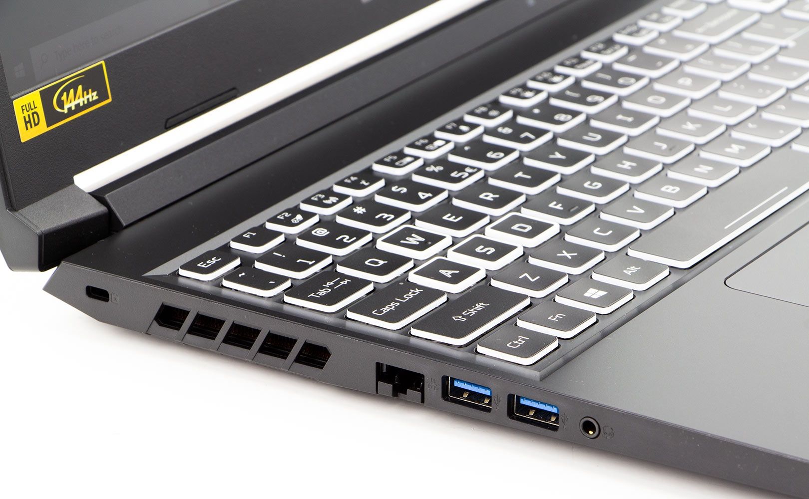 Acer Nitro 5 - złącza po lewej stronie