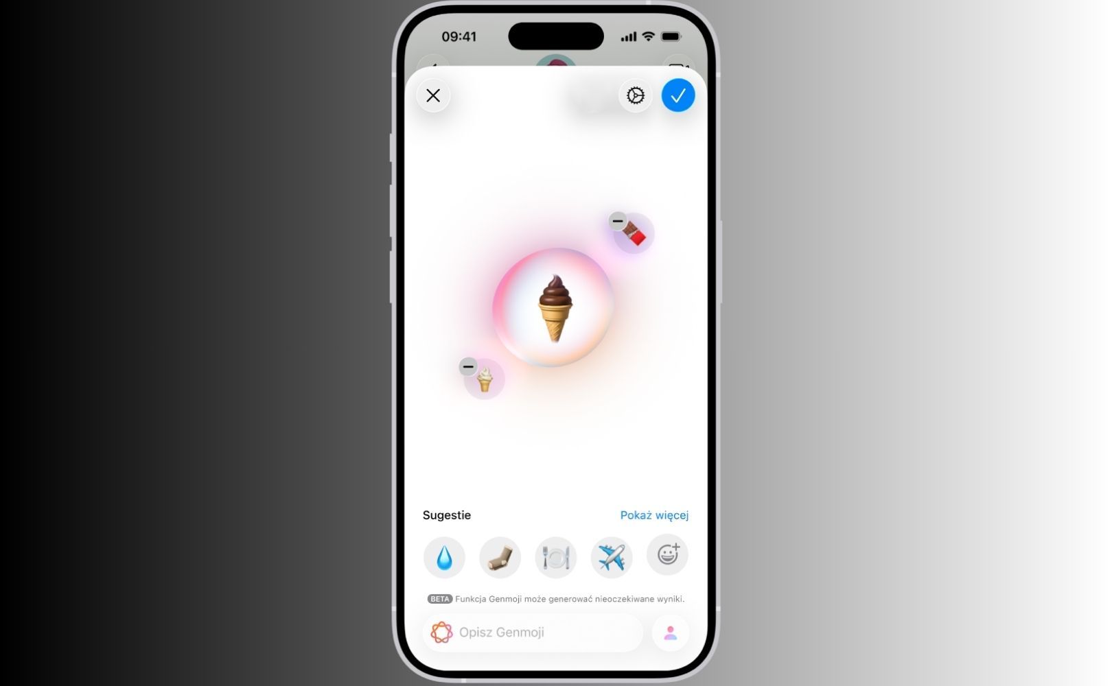 Genmoji od Apple pojawią się częściej w klawiaturze
