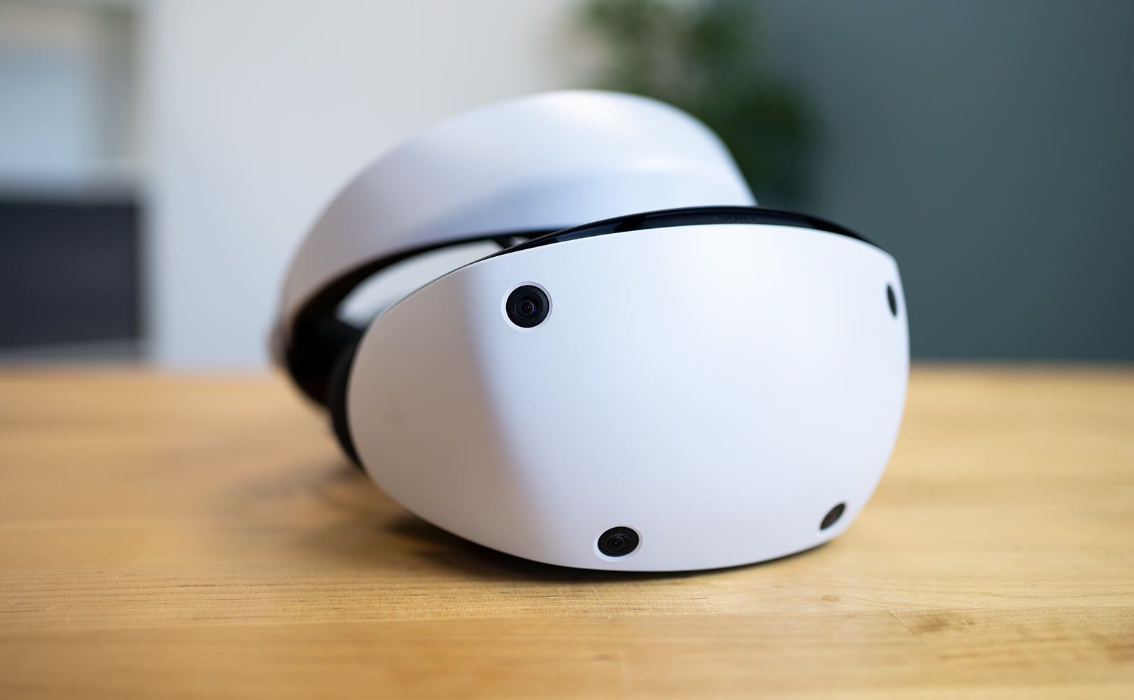 PS VR 2 - widok z przodu na kamerki LED IR