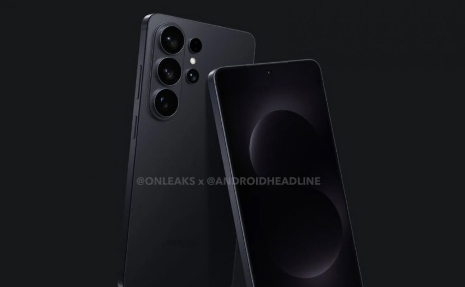 Możliwy wygląd Samsung Galaxy S26 Ultra (źródło: Onleaks)