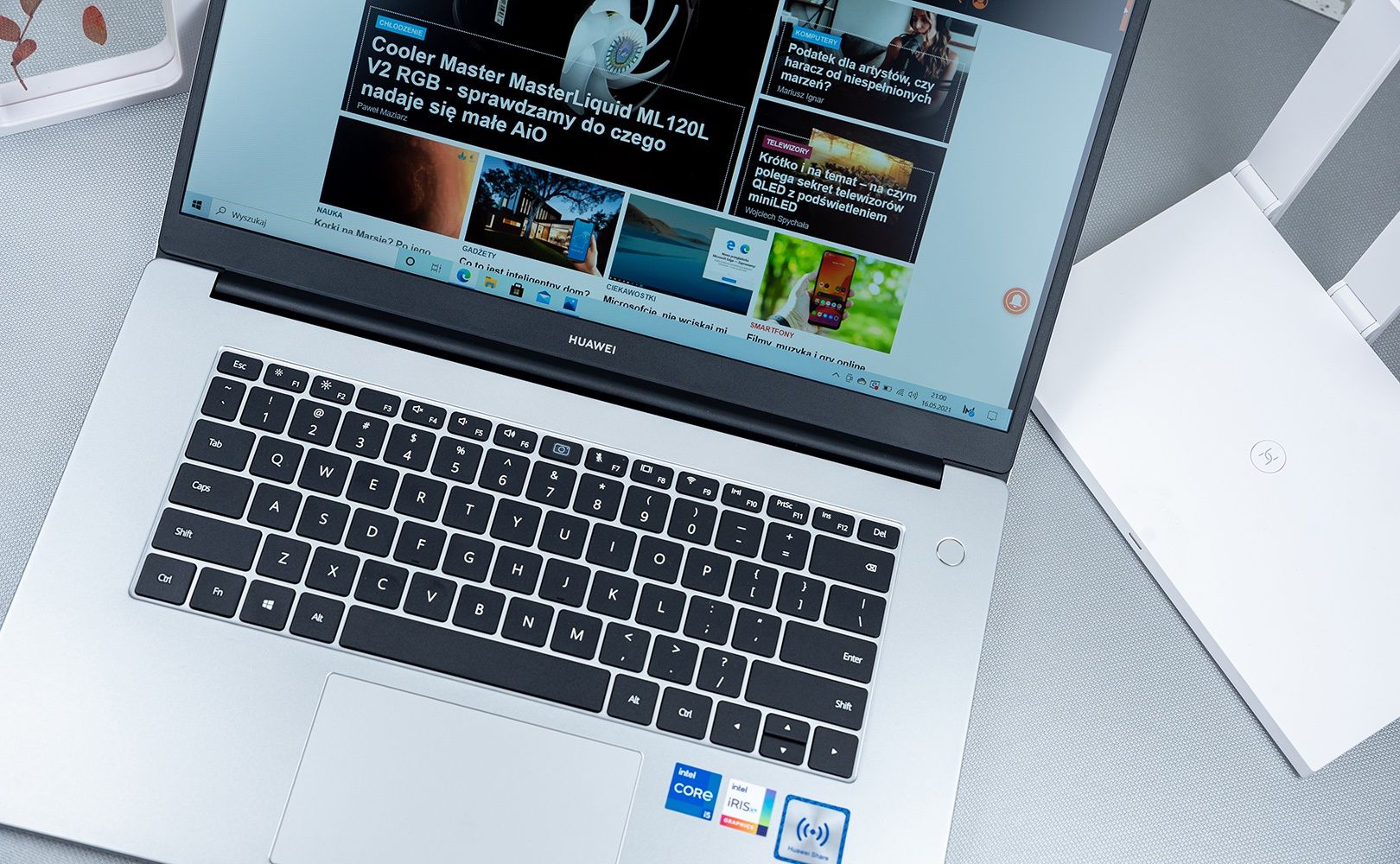 Huawei MateBook D 15 ramki keran