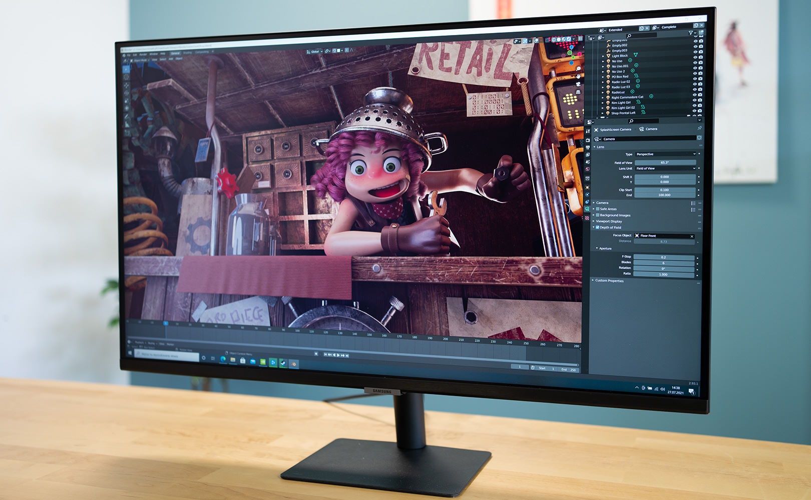 Samsung Smart Monitor S32AM700URX!