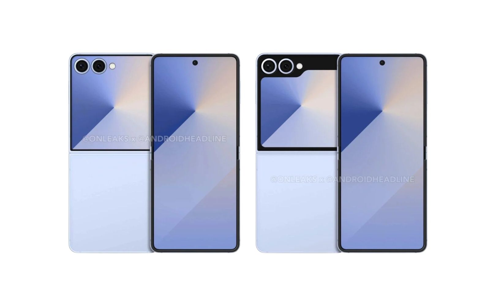 Rendery Samsunga Galaxy Z Flip 7