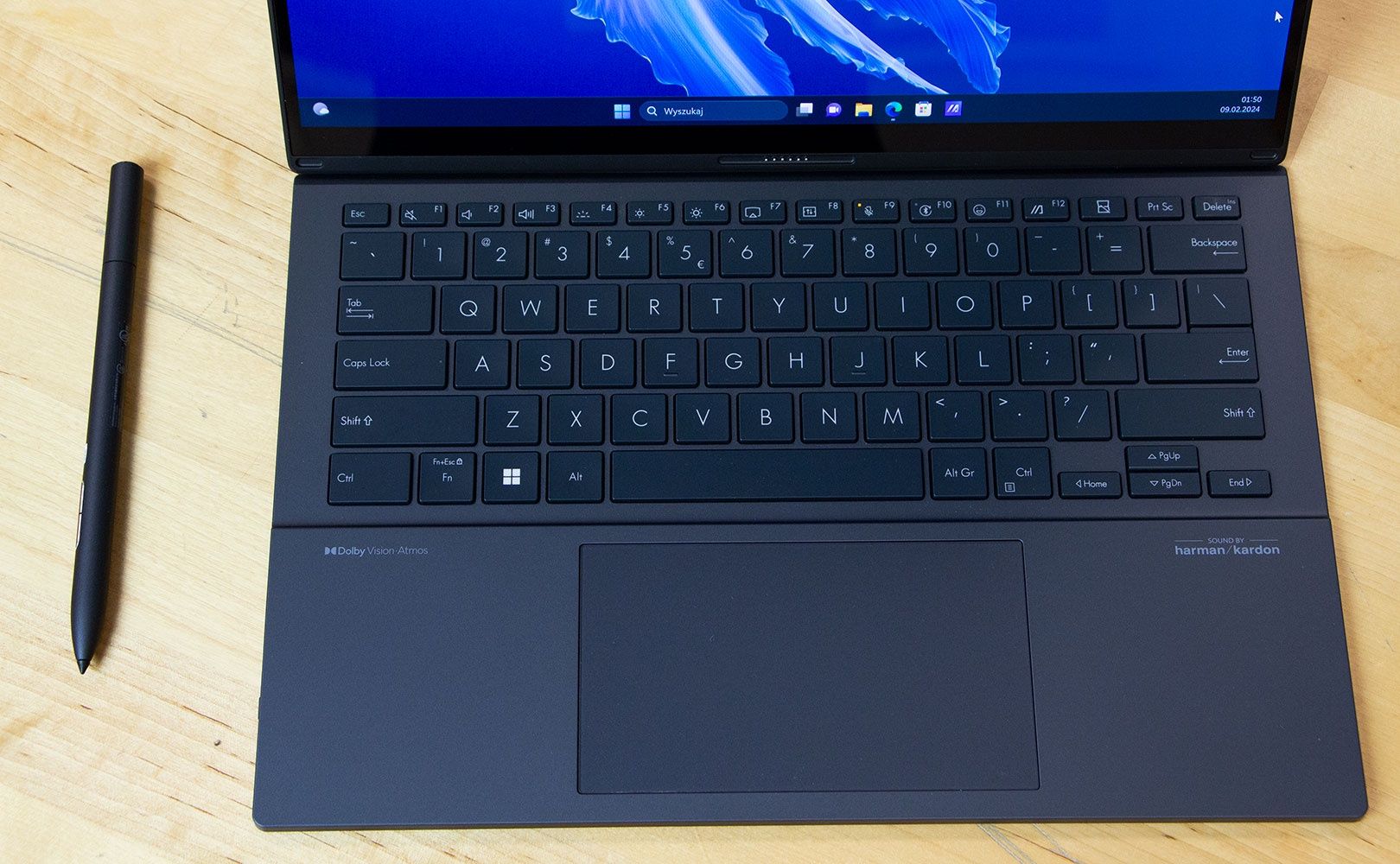 ASUS Zenbook 14 Duo OLED UX8406 - klawiatura i touchpad
