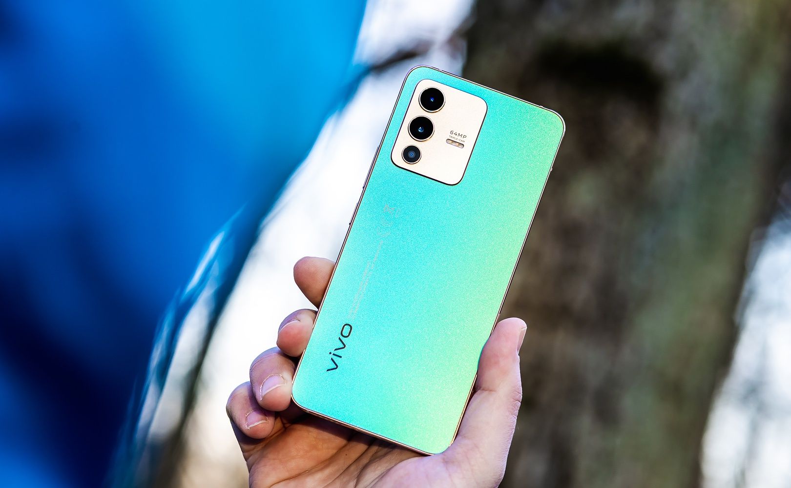 vivo V23 5G zółto zielony