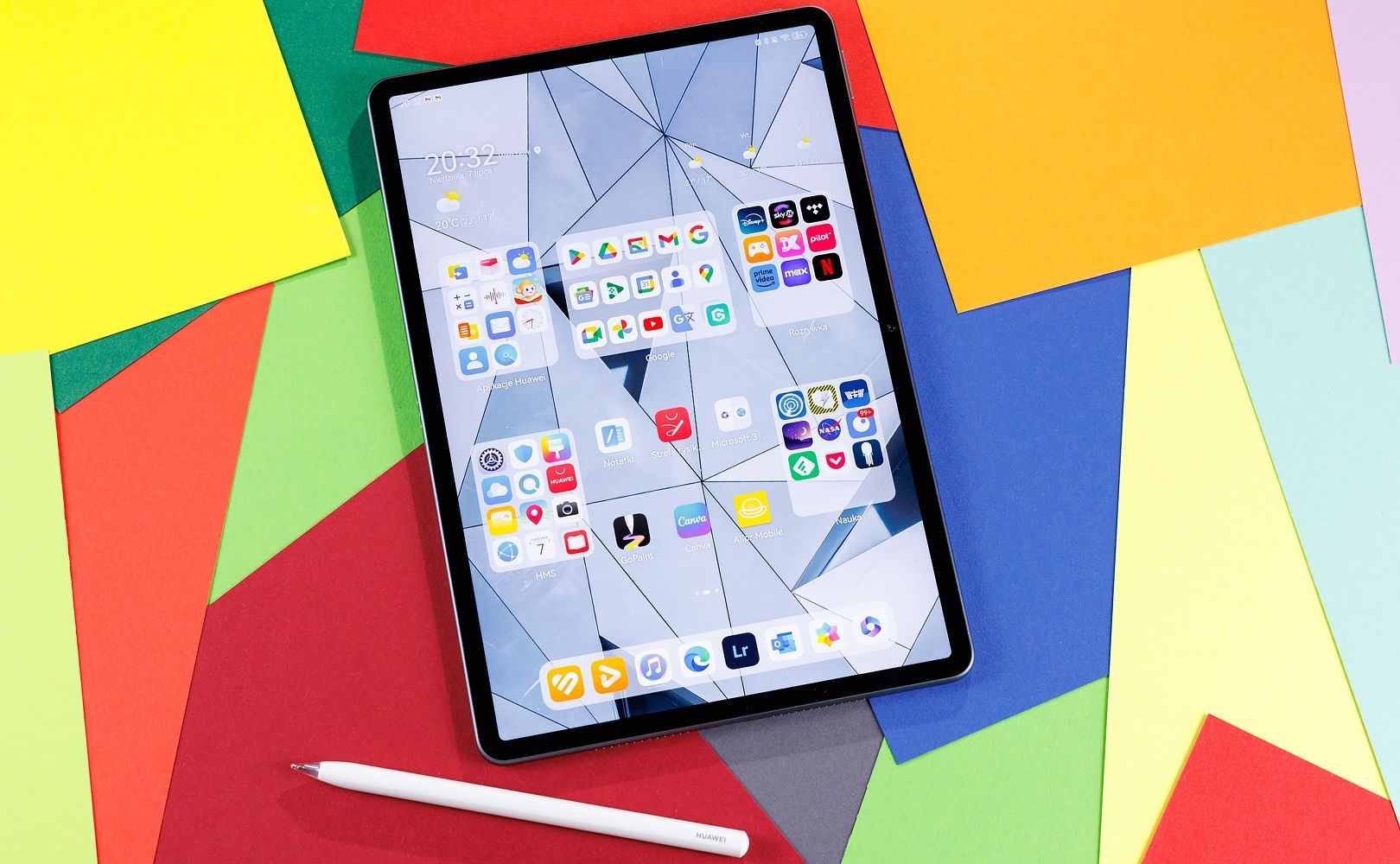 HUAWEI MatePad 11.5"S ekran pionowo