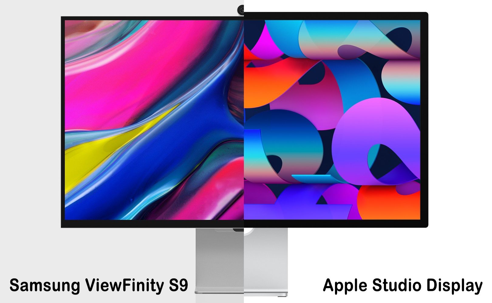 Samsung ViewFinity S9 i Apple Studio Display