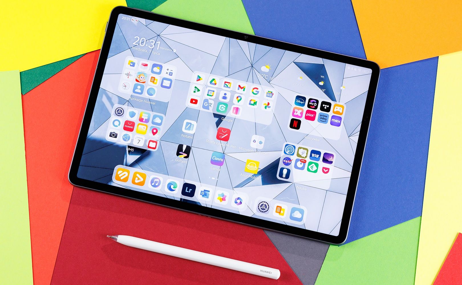 HUAWEI MatePad 11.5"S ekran poziomo