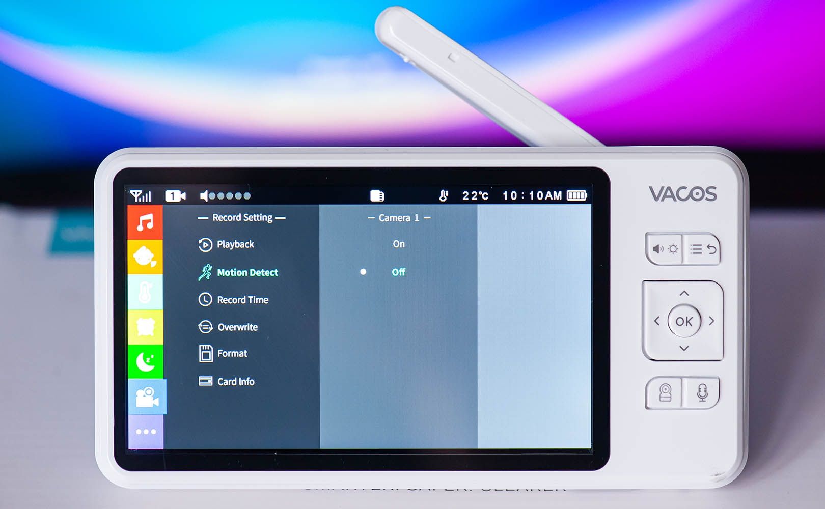 Vacos Baby Monitor czujnik ruchu