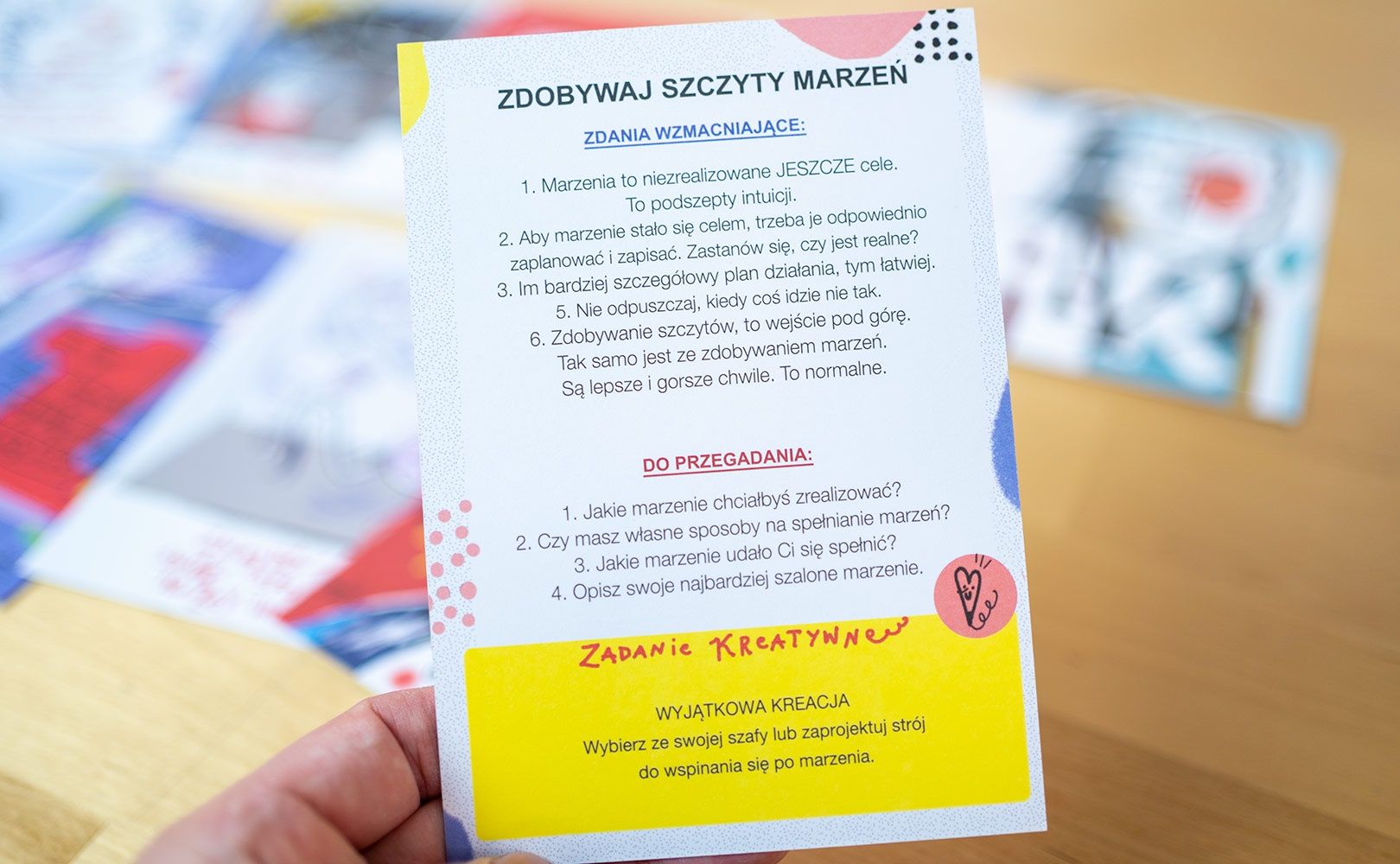 Wzmacniacz - dodatkowe zdania wzmacniające, pytania i zadanie kreatywne