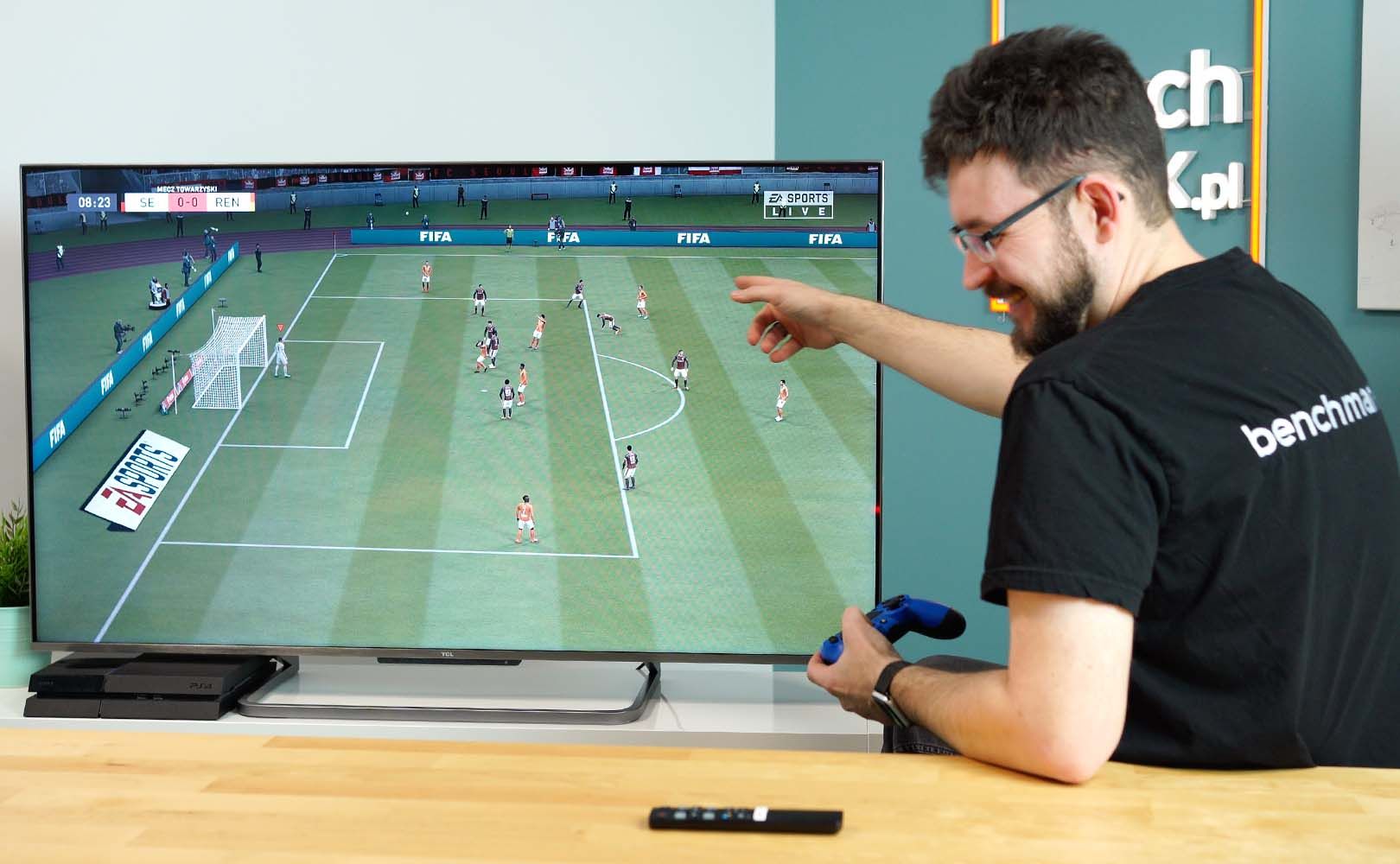 TCL 55C728 - dobry TV do grania