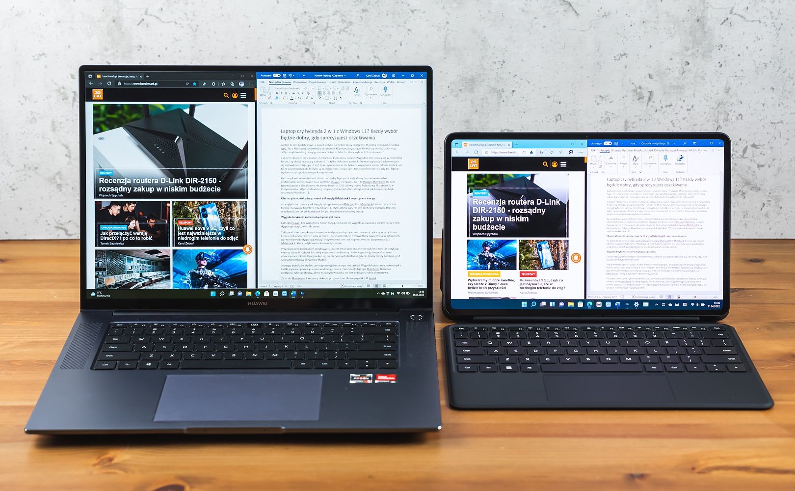 Huawei Matebook 16 i Matebook E aplikacje