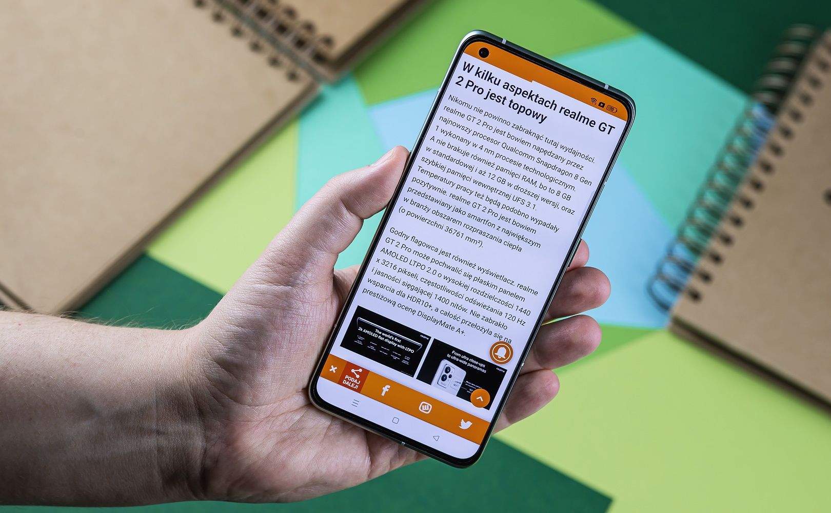 realme GT 2 Pro ekran