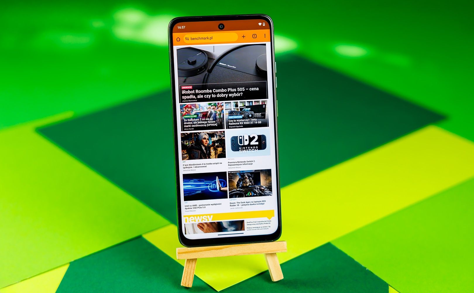 Moto G56 ekran