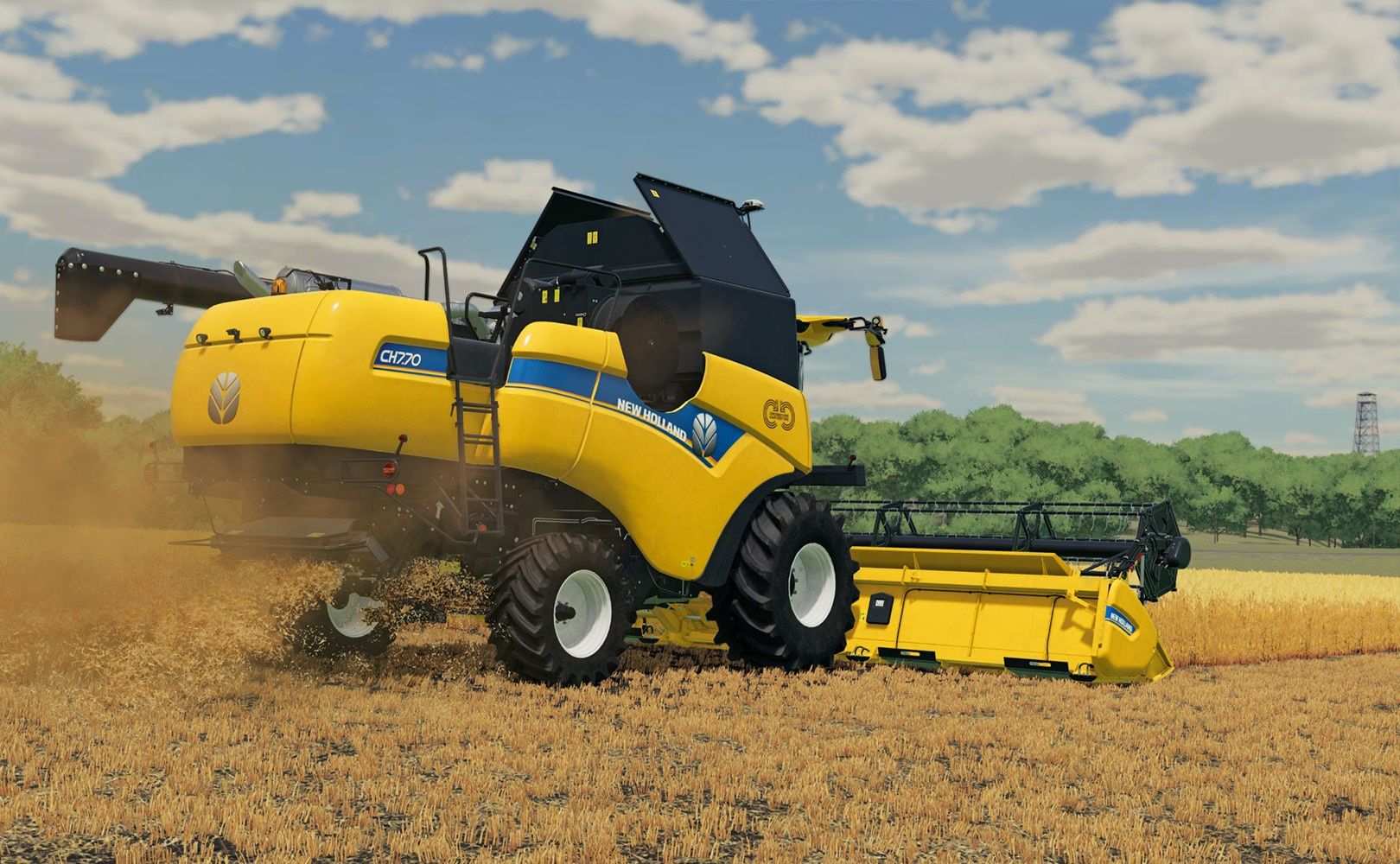 Farming Simulator 2022 – New Holland to tylko jeden z wielu producentów maszyn dostępnych w grze