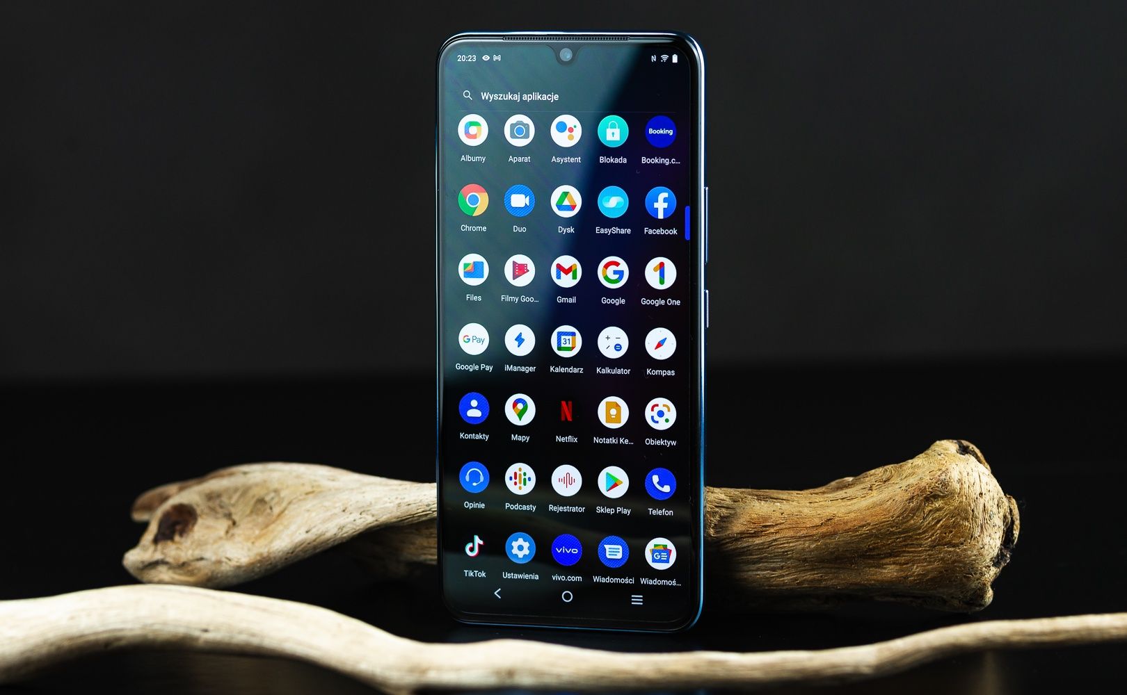 vivo V21 5G ekran menu aplikacje