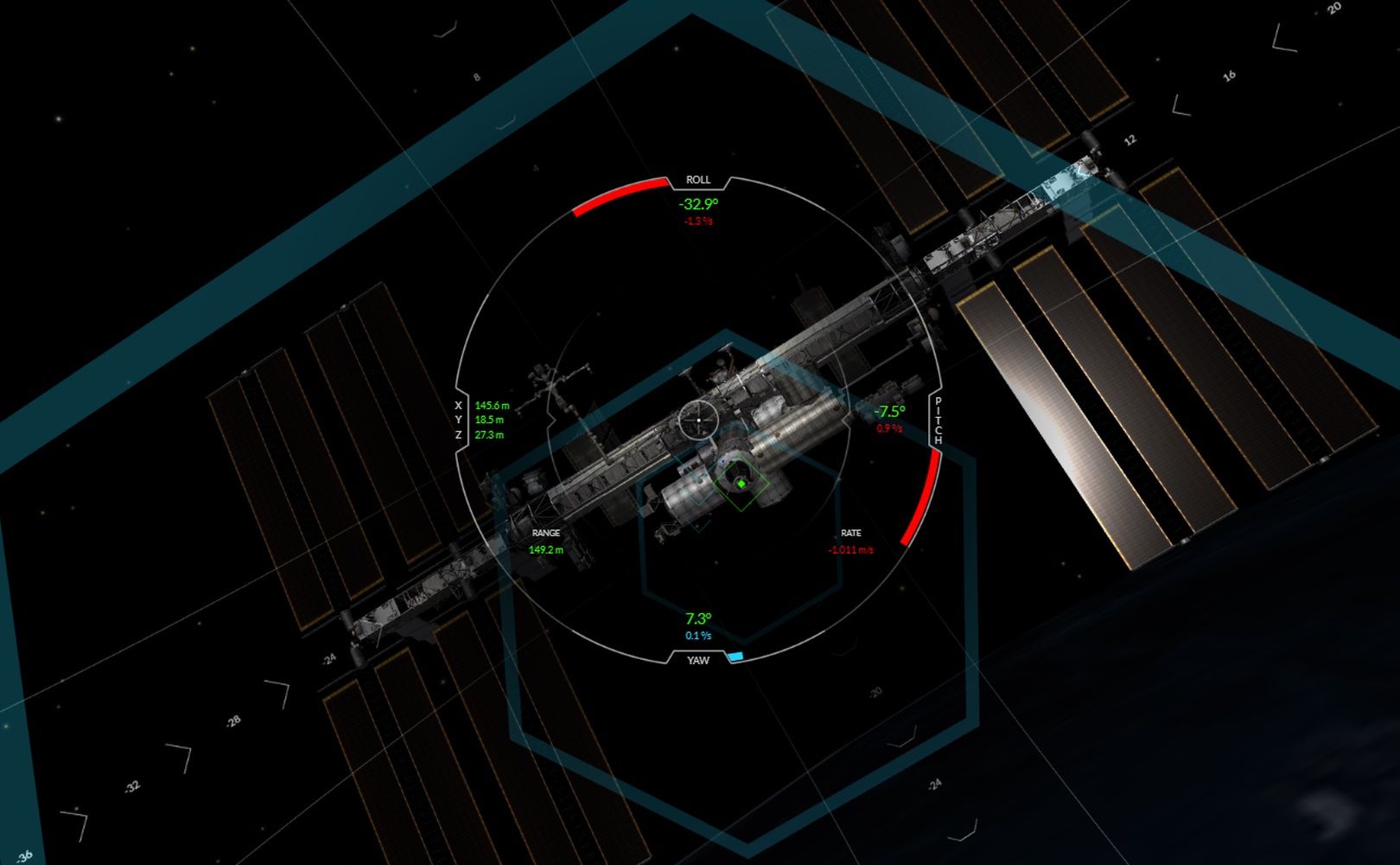 Dokowanie ISS - symulator
