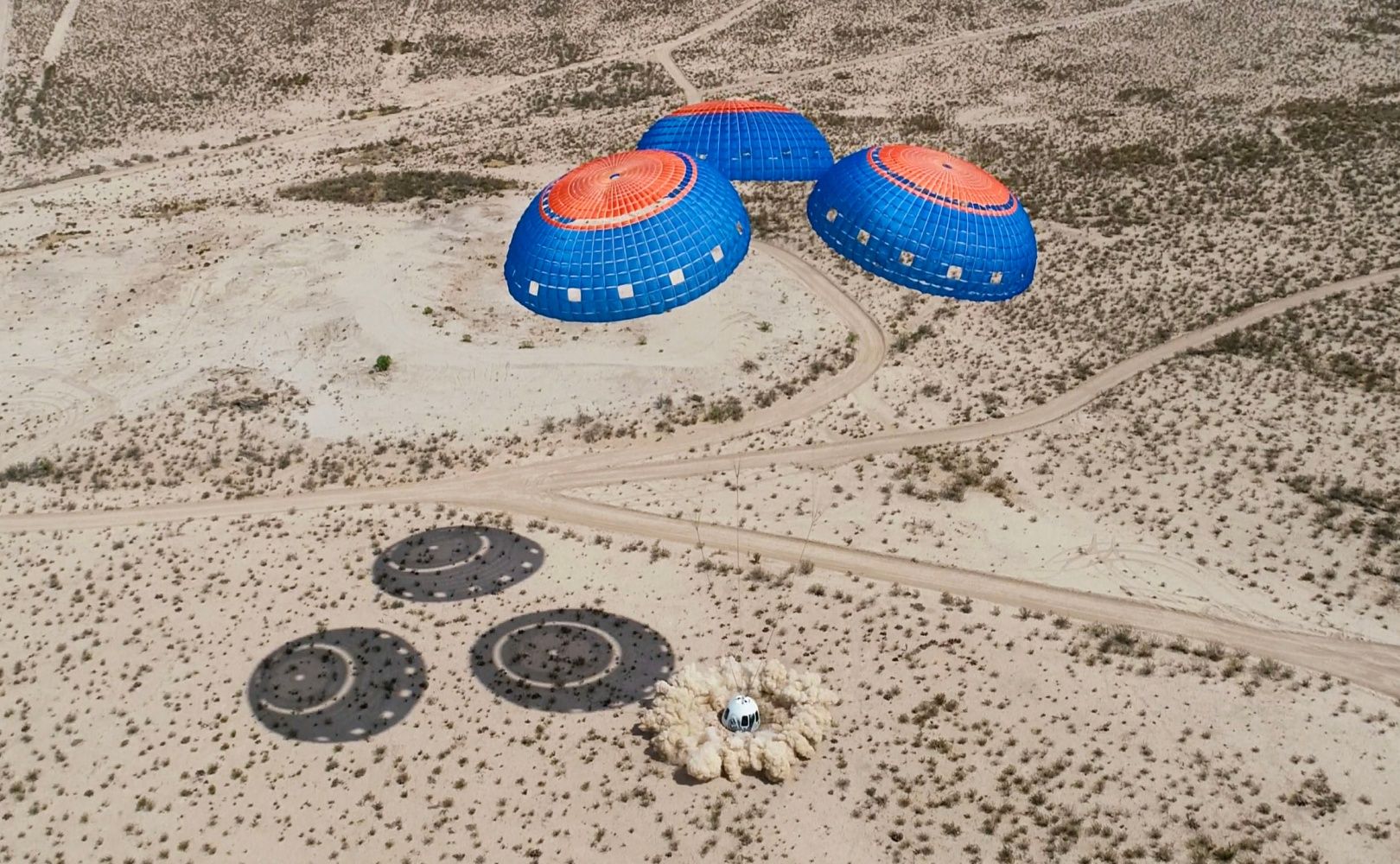 Blue Origin lądowanie