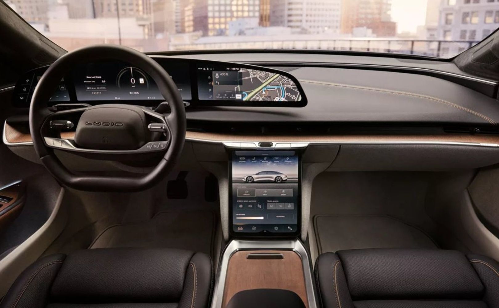 Wnętrze Lucid Air