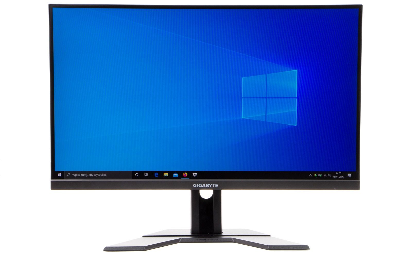 Gigabyte M27F - widok od przodu