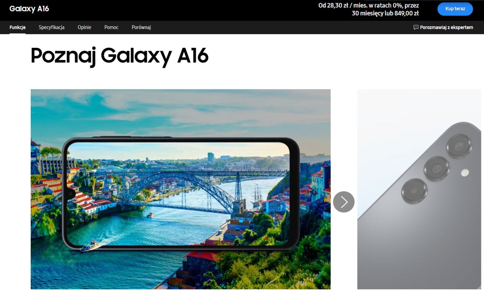 Samsung A16 w promocji