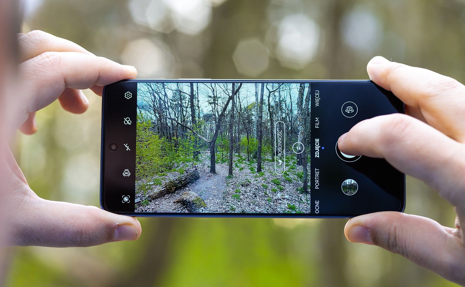 Huawei nova 9 SE aplikacja aparat AI