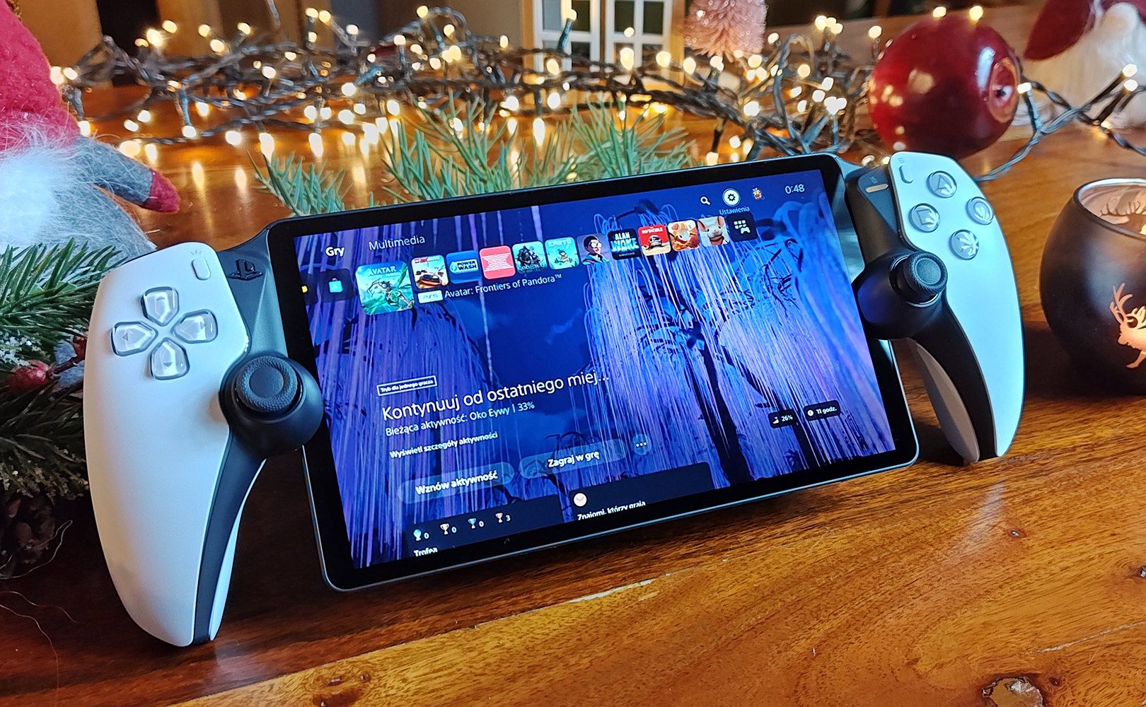 PlayStation Portal - menu PS5
