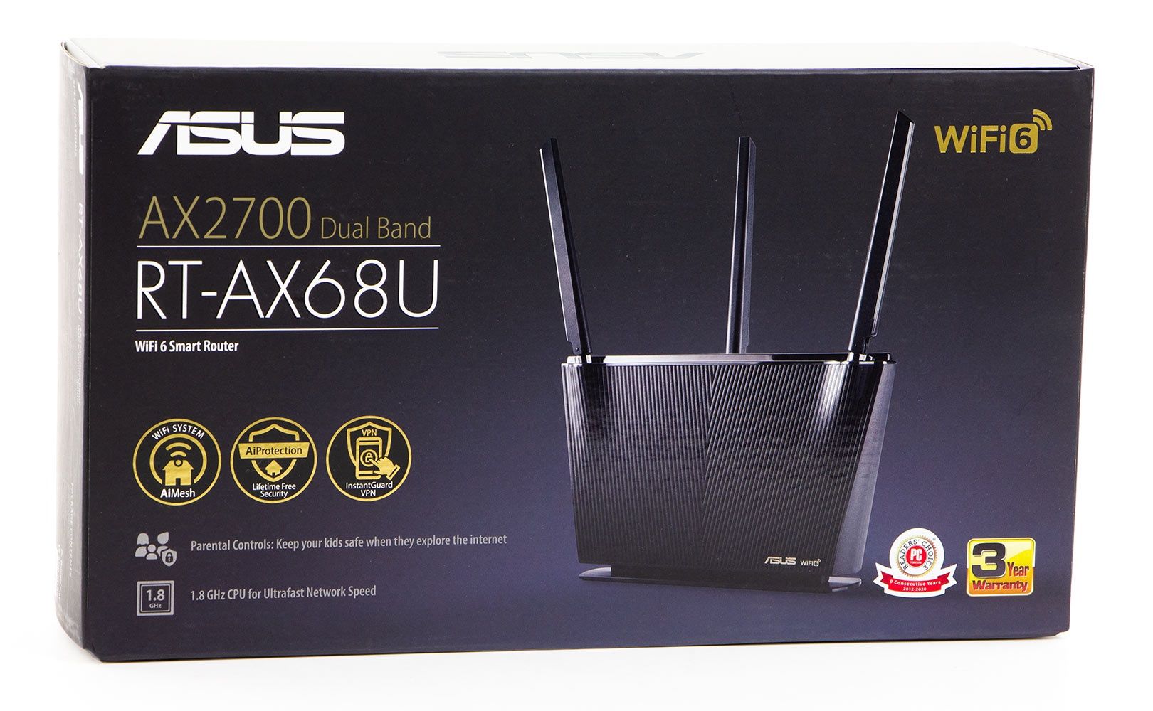 ASUS RT-AX68U - opakowanie - takie śliczne :)