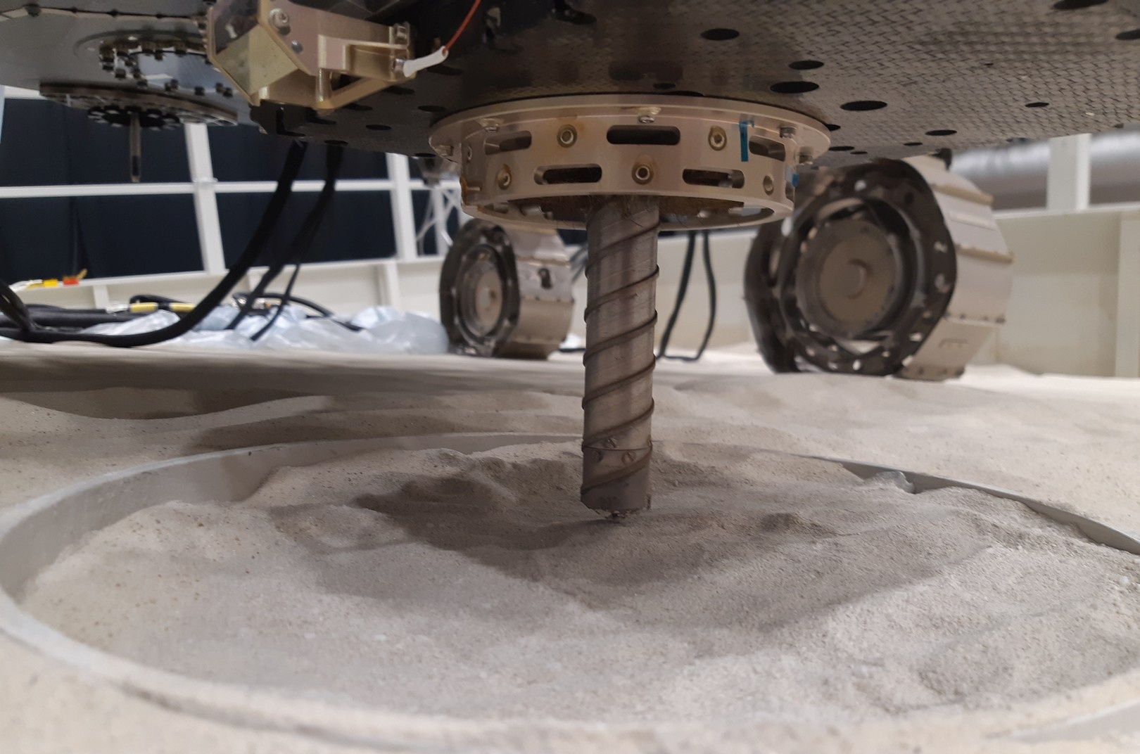 Test wiercenie powierzchnia Mars