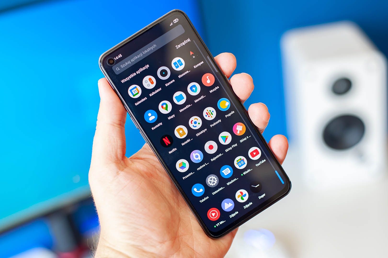 realme GT wyświetlacz