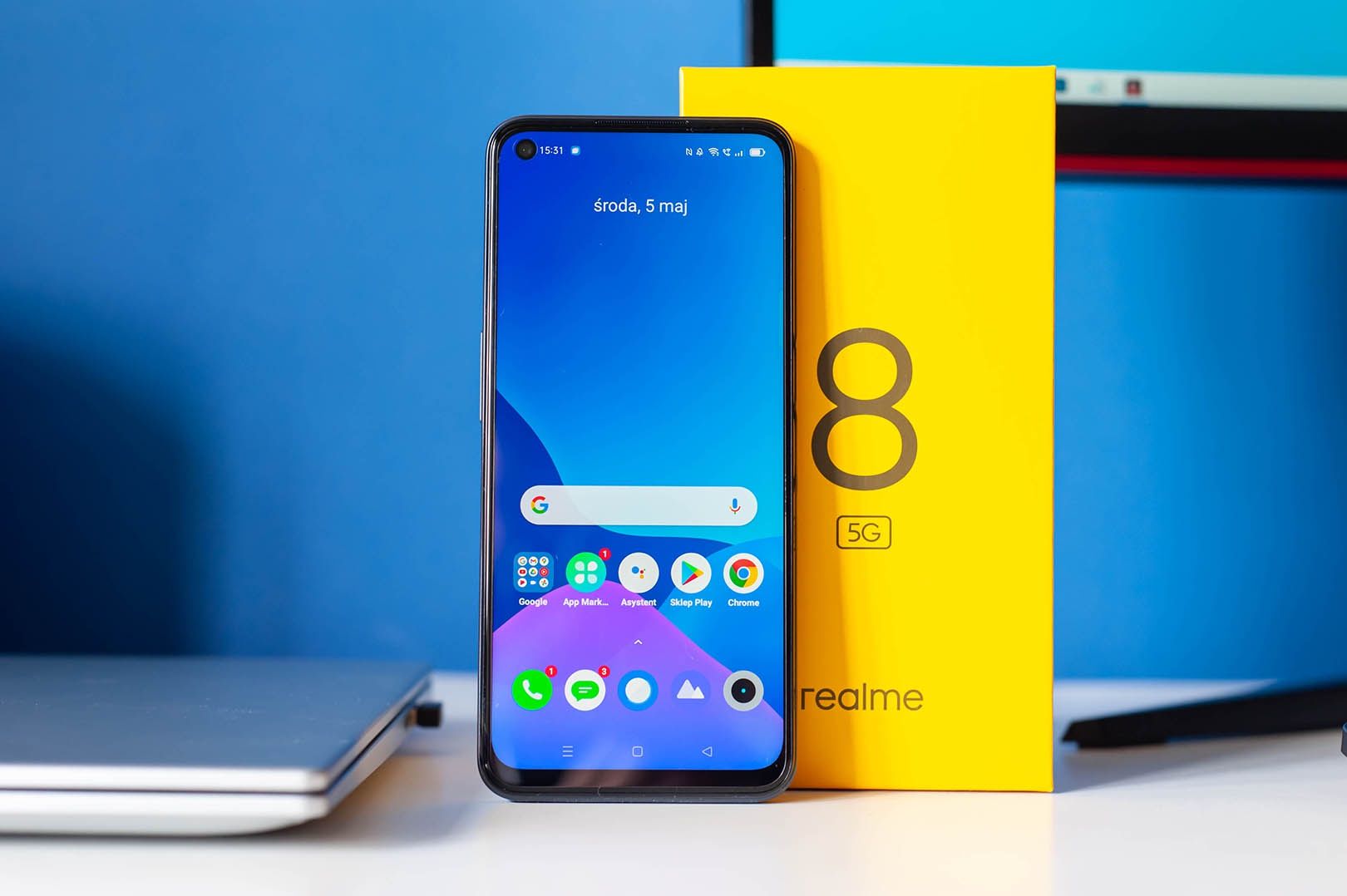 realme 8 5G wyświetlacz