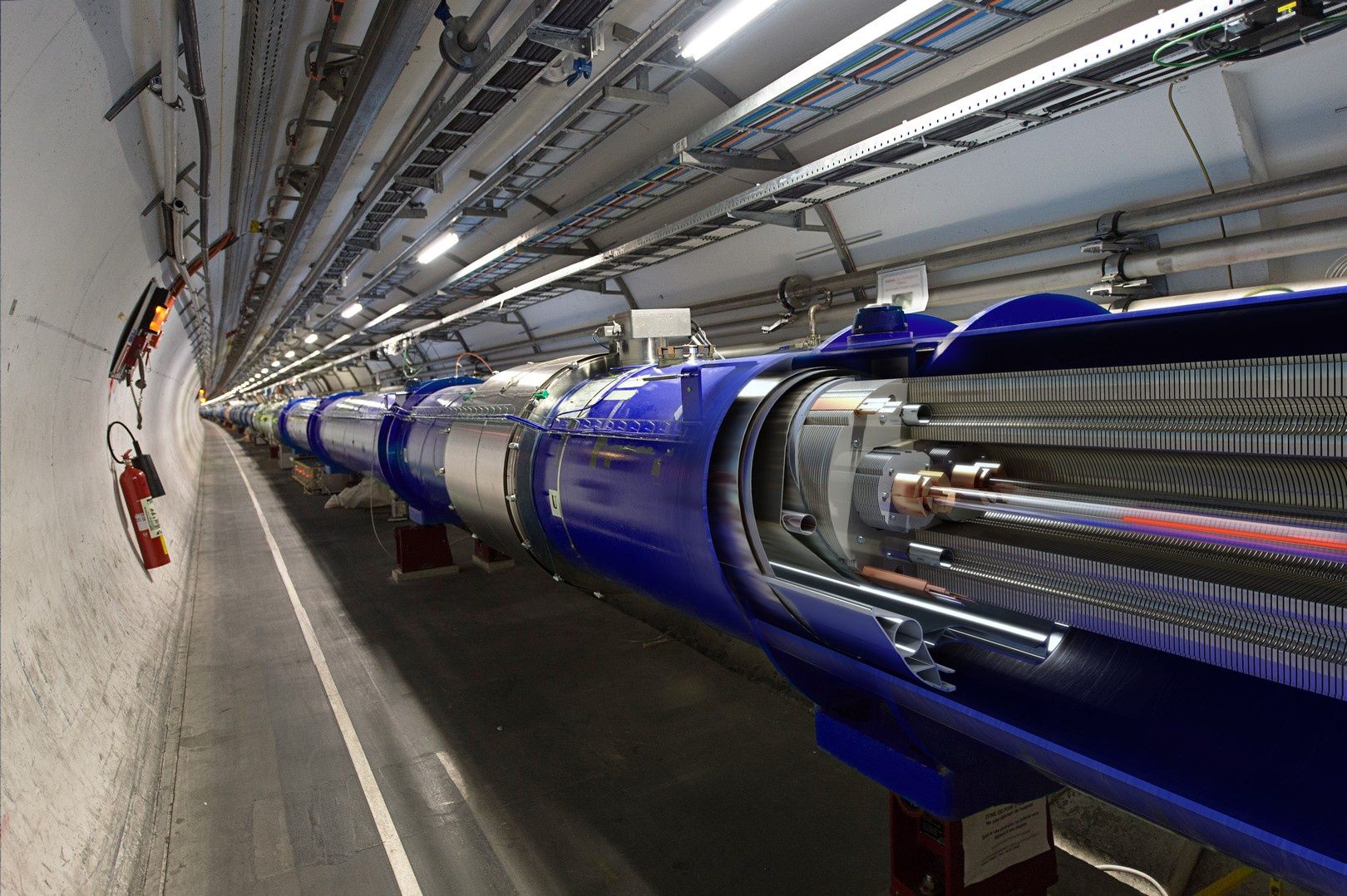 Tunel LHC, przekrój