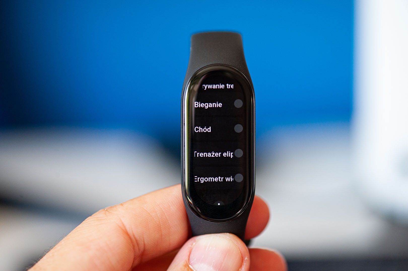 Mi Band 7 wykrywanie aktywności sportowej