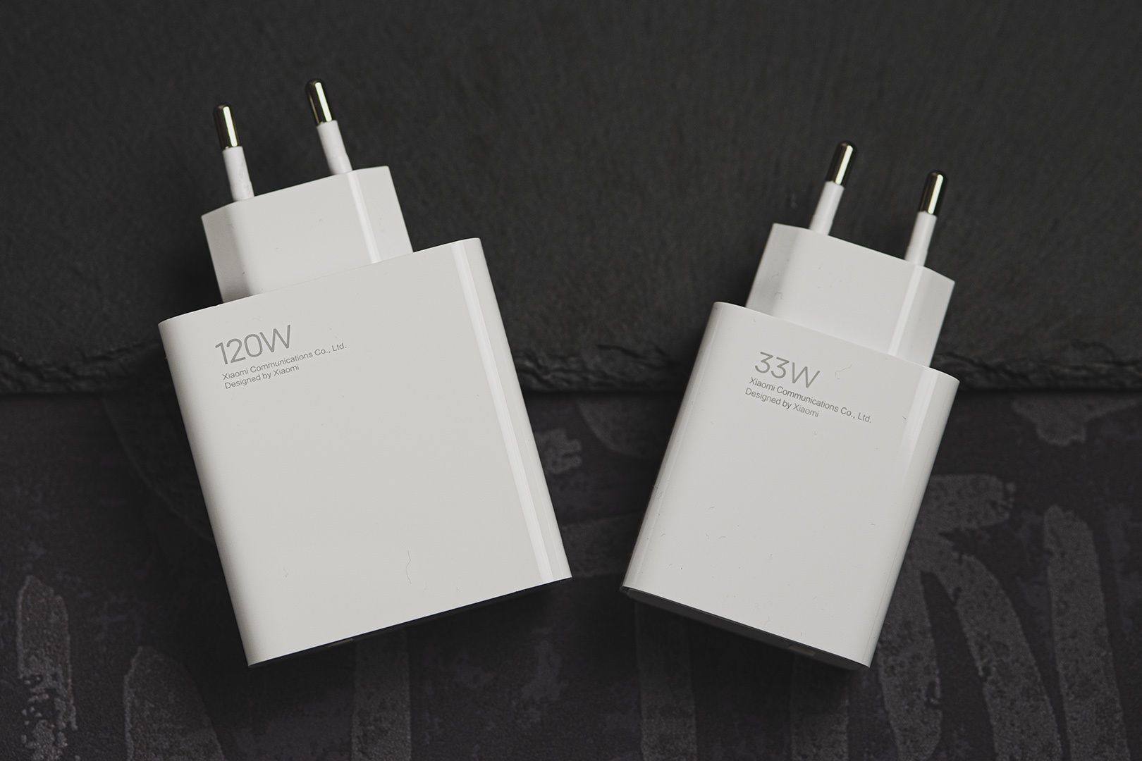 Xiaomi 120W i 33W ładowarki