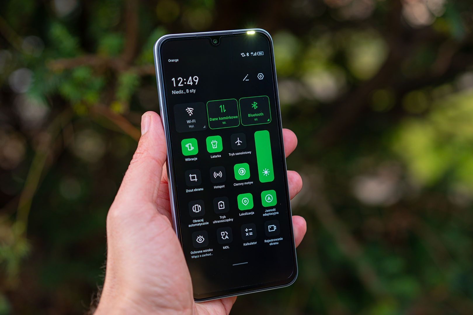 Infinix Note 12 2023 przednia latarka