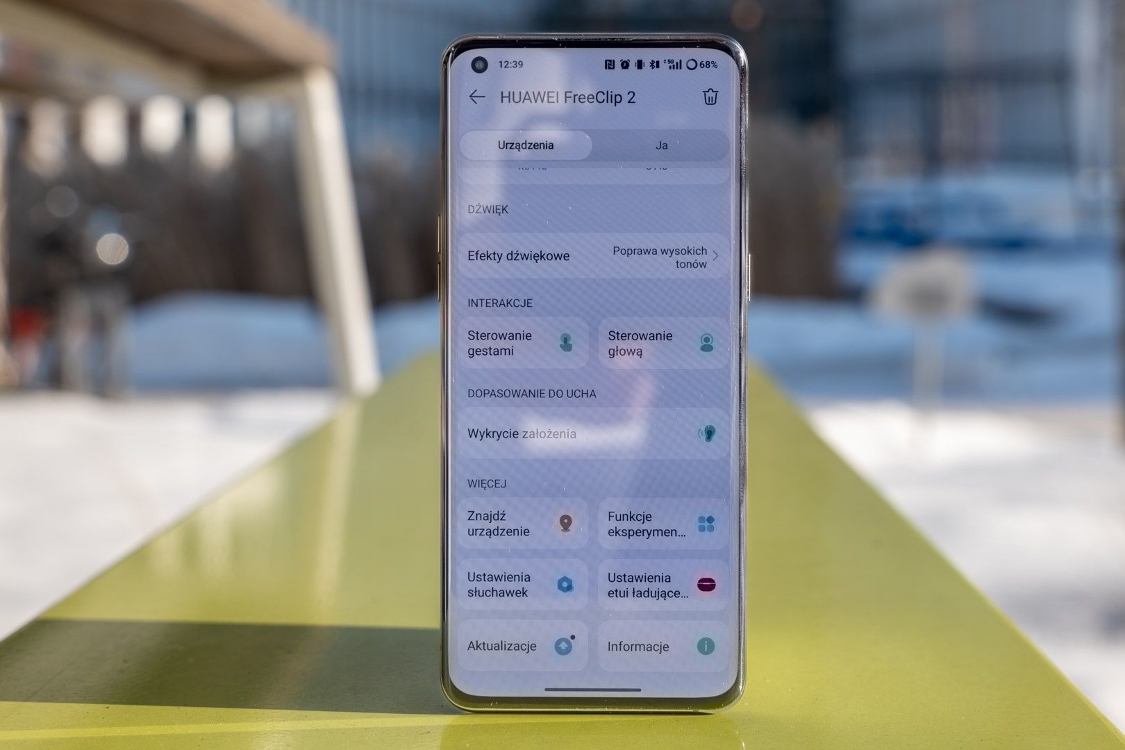Huawei FreeClip 2 - aplikacja mobilna