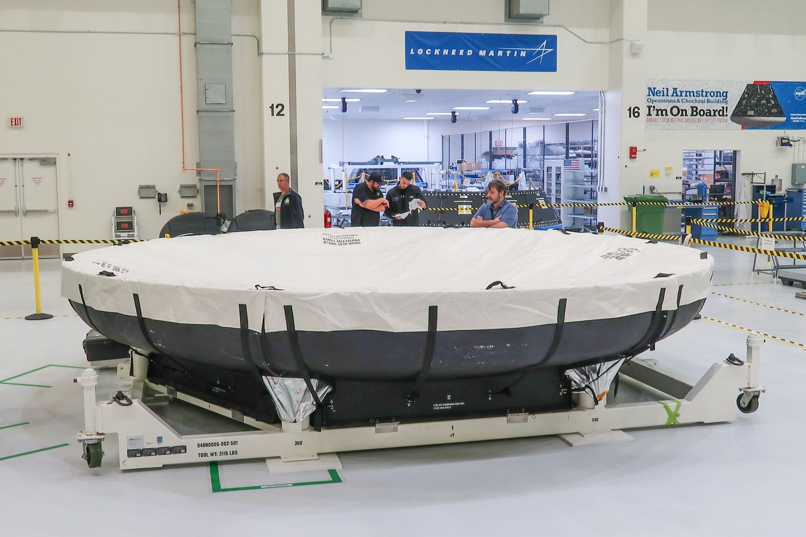 Osłona termiczna Orion dla Artemis 3