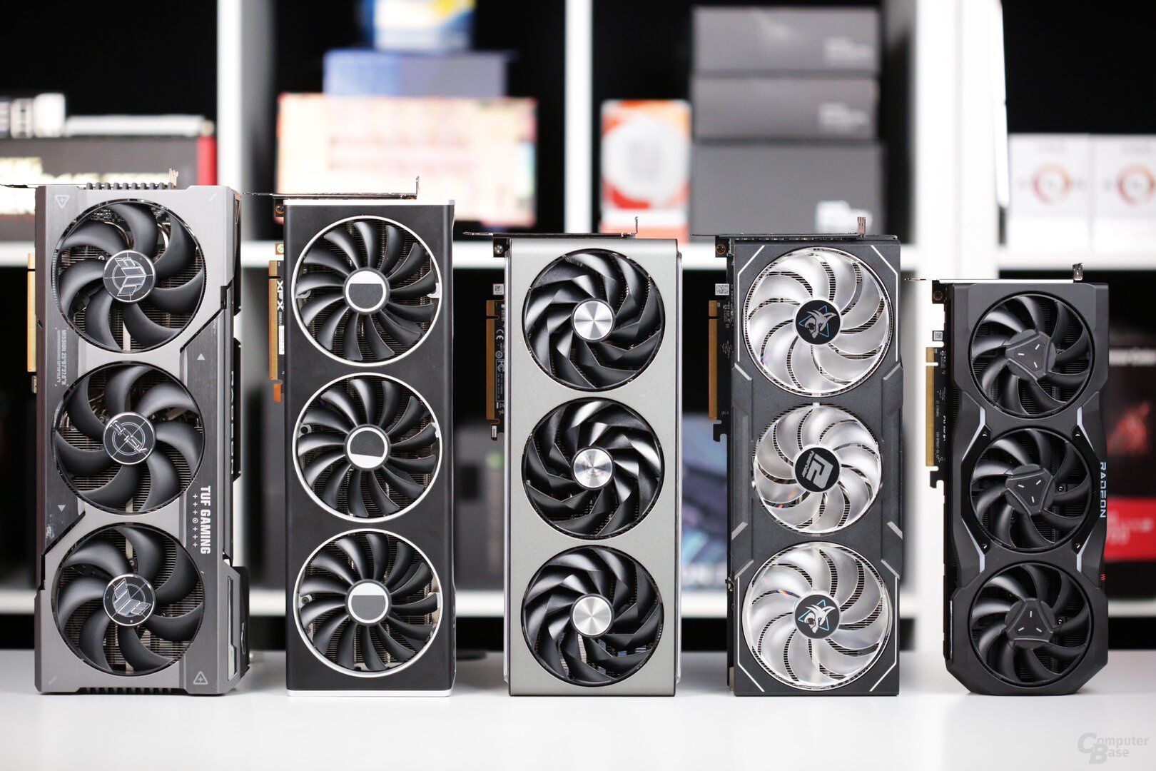Radeon RX 7900 XTX - porównanie modeli ASUS TUF, XFX MERC 310, Sapphire Nitro i PowerColor Hellhound