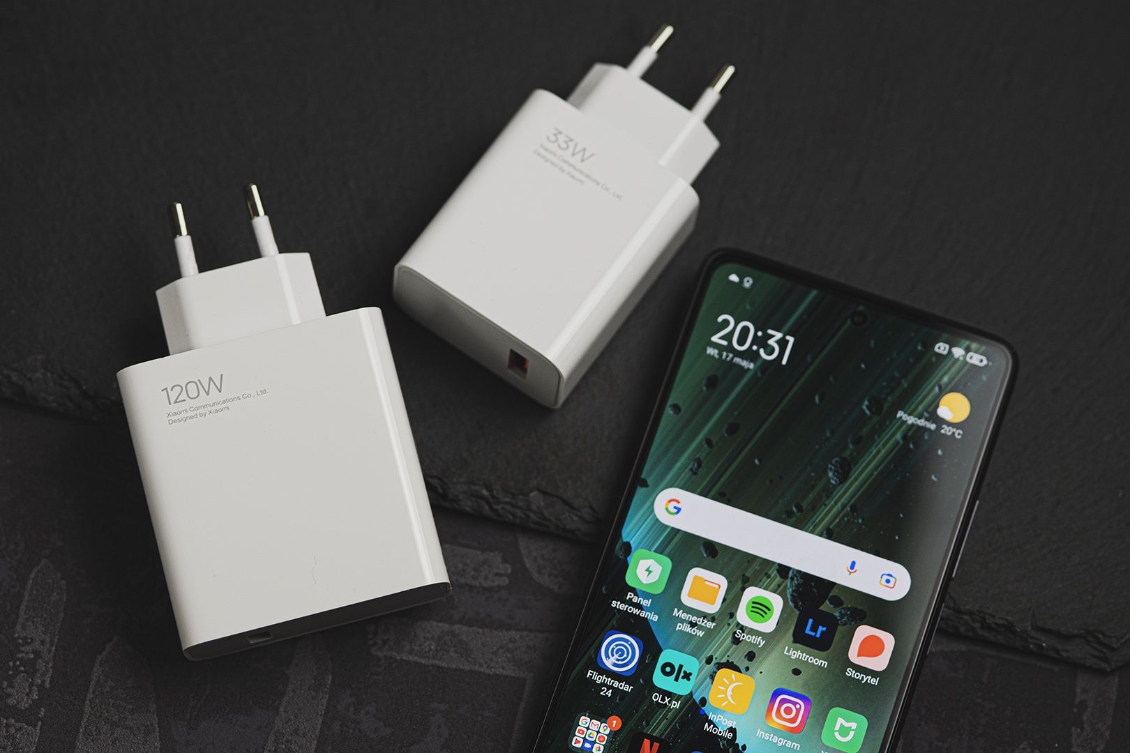 Xiaomi 11T Pro ładowarki