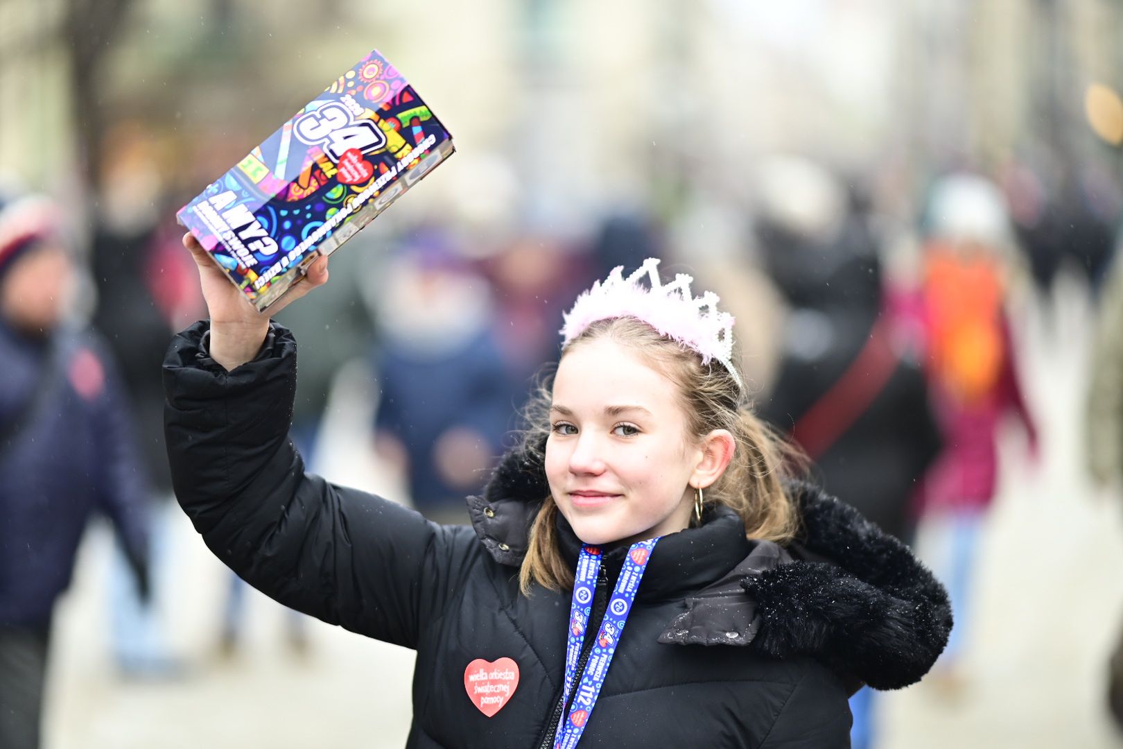 Matylda 11-letnia wolontariuszka WOŚP