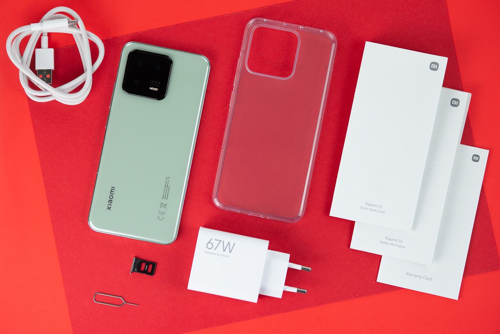 Xiaomi 13 zawartość pudełka