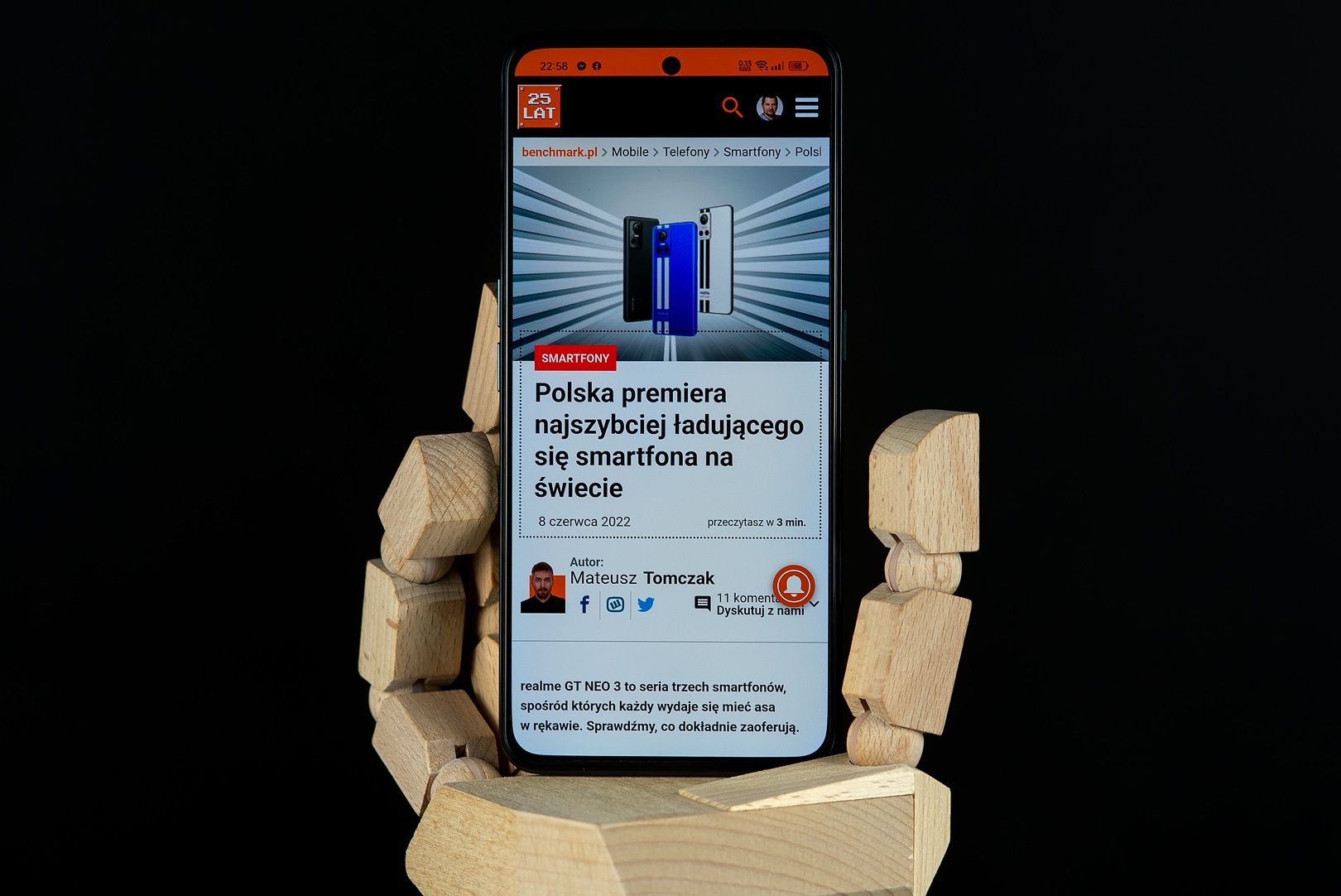 realme GT NEO 3 150W ekran
