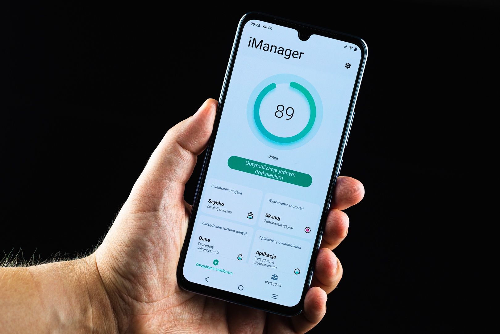 vivo V21 5G menedżer